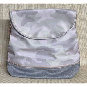 STELLA & DOT Blush Camo Camouflage “Crush It” Backpack Clean 2 Compartment